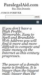 Mobile Screenshot of paralegalaid.com